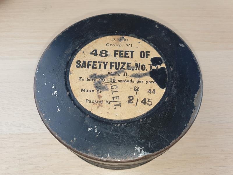 SOE safety fuse tin.